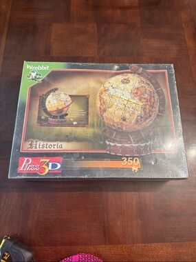 Wrebbit Puzz 3D Historia Fully Rotatable Globe Puzzle 350 Pieces New